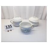 3 Porcelain / China Chamber Pots