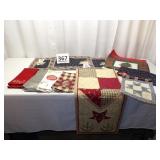 Christmas Table Runner, Placemats, Kitchen Towels