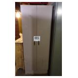 Metal Wardrobe 24" W x 19" D x 64" H