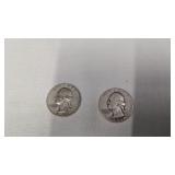 Silver 1953 Quarters (2)