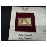 FDOI Gold Replica Stamp - King Penguin