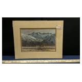 Signed Numbered Print - Scenic Mountain Landscape