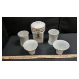 Gevalia Kaffe Ceramic Coffee Canister Set - 5 Piec