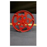 Red Metal Paper Towel Holder, Decorative, Cast Iro