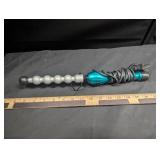 Curling Iron, Bubble Wand Style, Teal-Gray