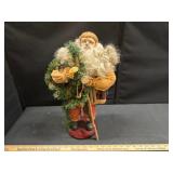 Rustic Santa Claus Figurine, Holiday Decor, Standi