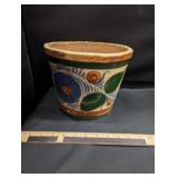 Hand Painted Ceramic Flower Pot, Decorative Plante