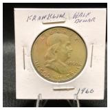 1960 Franklin Half Dollar