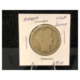 1910 Barber Half Dollar