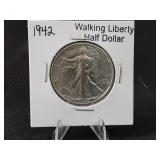 1942 Walking Liberty Half Dollar