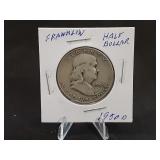 1950D Franklin Half Dollar