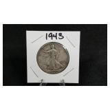 1943 Walking Liberty Half Dollar