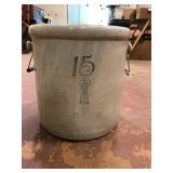 Buckeye Blue Ribbon No 15 Stoneware Crock