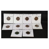 (10) Indian Head Pennies