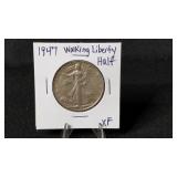 1947 Walking Liberty Half Dollar