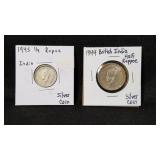 British India Silver Coins