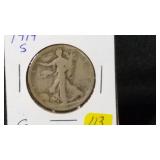 1919S Walking Liberty Half Dollar