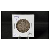 1918S Walking Liberty Half Dollar