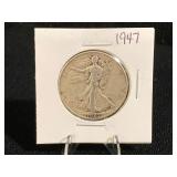 1947 Walking Liberty Half Dollar