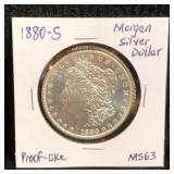 1880S Morgan Silver Dollar