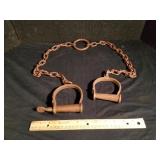 Vintage Iron Ankle Shackles