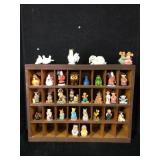 Miniatures & Wooden Shelf