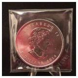 2014 Canada $5 Maple Leaf 1 oz .999 Silver