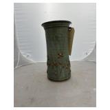 Stoneware Pottery Vase 10"H