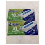 2 Pc Swiffer XL Wet Mopping Cloths 1.5 Times Wider