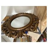 Framed Wall Mirror 27"Dia