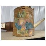 Painted Oil Can 10"H