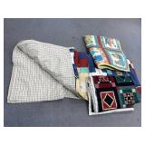 Knotted Denim Machine Stitched Quilt & More