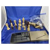 Dominoes Set & Chess Pcs