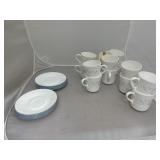 Corelle Plates & Coffee Cups