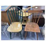 2 Wooden Chairs