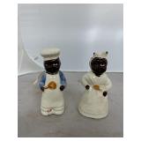 Black Americana China Salt/Pepper