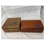 Wood Boxes - Military Belts & Dog Tags