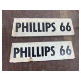 Ceramic Single Sided Phillipps 66 Signs 12"x4"