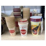 Vintage Coca Cola - Dr Pepper Paper Cups