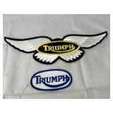 2 Triumph Patches