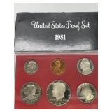 US Proof Set 1981