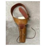 Leather Gun Holster & Belt