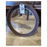 Framed Oval Wall Mirror 28"x22"