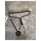 Rake Head & Cast Iron Ladle