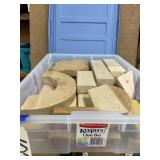 Wood Blocks in Plastic Tub w/Lid