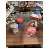 4 Decorative Tins