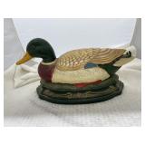 Cast Iron Duck Door Stop 15"L