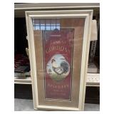 Framed Wall Dï¿½cor 14"x26"