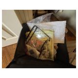 Canvas Bag w/Thread & Sewing Supplies