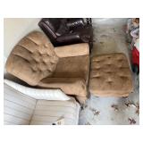 Stuffed Chair & Ottoman